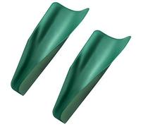 QWORK® Embudo de Aceite Flexible, Placa de Guía de Aceite, Herramienta de Drenaje Flexible Multi-Functional para Automóviles Camiones Motocicletas Equipos Industriales, Verde, 37 x 17 cm, 2 Piezas