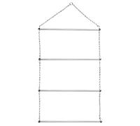 QWORK® Estante para Mantas de Caballos, 60 cm Acero Inoxidable 304 para Almohadillas para sillas de Montar, Almohadillas para Caballos y Toallas, construcción Resistente de 4 Niveles