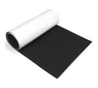 QWORK® Fieltro Adhesivo Negro 40x200cm Espesor 2mm - Protección de Suelos y Reducción de Ruido - Almohadillas Antideslizantes para Muebles, DIY