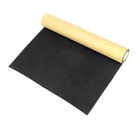 QWORK® Fieltro Autoadhesivo 40cm x 2m, Fieltro Adhesivo Multiusos, Fieltro Negro, para Manualidades, Protección y Decoración