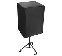 QWORK Funda impermeable para altavoz de 15 pulgadas, tela Oxford con capa recubierta de plata, protector solar y bolsa de protección contra el polvo, bolsa protectora de tela para altavoz de audio