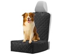 QWORK® Funda Impermeable para Asiento Delantero de Perro, Funda Perro Coche, Funda Asiento Coche para Todos los automóviles, minivans y SUV