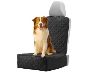 QWORK® Funda Impermeable para Asiento Delantero de Perro, Funda Perro Coche, Funda Asiento Coche para Todos los automóviles, minivans y SUV