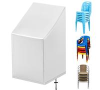 QWORK® Funda sillas jardin Oxford 210D, 70x70x80/120CM impermeable fundas sillas terraza exterior