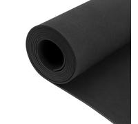 QWORK® Goma EVA 2 mm, 35 x 150 cm, Negra - Espuma EVA de Hoher Dichte para Cosplay y Manualidades