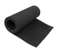QWORK® Goma EVA 5mm, 35 x 150 cm, Negra - Espuma EVA de Hoher Dichte para Cosplay y Manualidades