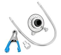 QWORK® Goniometro Llave Dinamometrica 1/2" Goniómetro de Imantado, Medidor de ángulo de Torsión para Llave de Torque