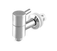 QWORK® Grifo de repuesto in acero inoxidable para dispensador de agua/bebidas/cervez, 16mm