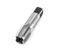 QWORK Grifo de tubo NPT de 3/8"-18, acero al carbono, para limpiar y volver a enhebrar roscas dañadas o atascadas