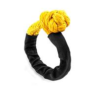 QWORK® Grillete sintético Suave, Grillete Soft de 1.2 x 50cm, 14T de Resistencia a la Rotura, para Actividades al Aire Libre, Mosquetón