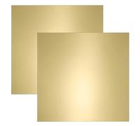 QWORK® H62 Lámina de Latón 0.5 mm, 150mm x 150mm