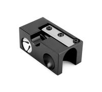 QWORK® Herramienta de reparación de Punta de Billar Aluminio, Herramienta de Punta de Billar 8 en 1, Accesorios de Billar, Negro