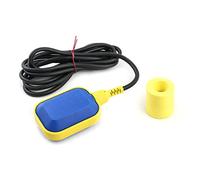 QWORK® Interruptor de Flotador Rectangular con Cable 3m para Tanque de Agua, Bomba de sumidero