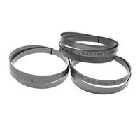 QWORK® Juego de 3 Hojas de Sierra de Cinta Bimetálicas M42 1140x13x0,65mm, 10/14 Dientes, Corte de acero y metales