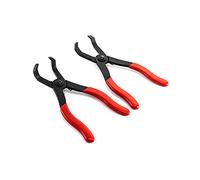 QWORK Juego de alicates de pasador de empuje en ángulo, 30 y 80 grados, herramienta removedor de remaches, 2 unidades