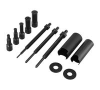 QWORK® Juego de Extractor de rodamientos internos para Motocicleta, Clips Abiertos de 5 tamaños (9-23 mm), Acero al Cromo vanadio de Alta Resistencia