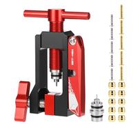 QWORK® Kit de Corte de Manguera hidráulica y Destornillador de Aguja para Bicicletas con Olivas, aleación de Aluminio, para Reparaciones precisas
