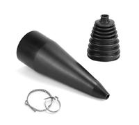 QWORK® Kit de Fuelle, con abrazaderas metálicas, incluido cono de montaje