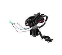 QWORK Kit de interruptor de cabrestante para ATV UTV - Compatible con Polaris, Warn, KFI y más - Construcción de acero sólido