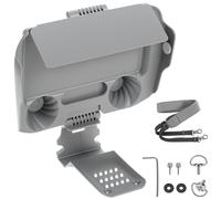 QWORK® Kit de Visera Compatible con dji Mavic 4 Pro/Flip RC2 Control Remoto - Protección de Joystick y Pantalla con Cordón