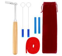 QWORK Kit profesional de afinación de piano, incluye martillo de afinación, barra de temperamento, silenciadores y bolsa de almacenamiento, adecuado para pianos de cola, adecuado para todos los
