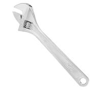 QWORK® Llave ajustable de 375 mm, llave inglesa grande, calibre ancho, apertura máxima de 48 mm