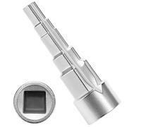 QWORK® Llave radiador calefaccion 1/2", llave de calefacción escalonada de 5 escalones, para fontanería y radiadores
