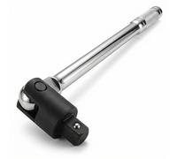 QWORK® llave ruedas coche, llaves de carraca tuerca torsión 1/2", 600 mm, acero al cromo vanadio, empuñadura enchufable