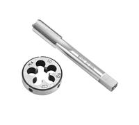 QWORK® Machos de roscar M14x1.0mm, juego de machos y terrajas