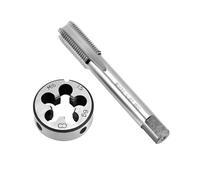 QWORK® Machos de roscar M16x1.5mm, juego de machos y terrajas