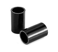 QWORK Manguera acopladora recta, 2 piezas de 1-1/2 "ID 4 capas reforzada manguera de silicona para marina e industrial