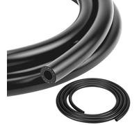 QWORK® Manguera de combustible 3 metros, 8 mm diámetro interno manguera línea combustible, caucho nitrílico y fibra de nylon trenzada, para camiones, automóviles, tractores, motores pequeños