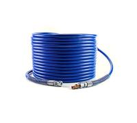QWORK Manguera sin aire, manguera de rociador de pintura sin aire, tubo de fibra flexible universal de 3300 PSI, color azul