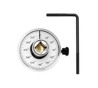 QWORK® Medidor ángulo de torque para mecánicos automotrices -1/2" (12,5 mm) - 360 grados