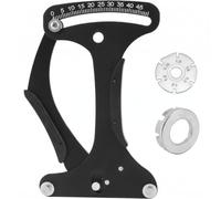 QWORK® Medidor Tensión Radios de Bicicleta, Herramientas Calibración de Radios de Bicicleta de Aleación de Aluminio, Herramientas Bicicleta, para Radios Redondos, Radios Planos