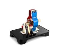 QWORK® Modelo de kit de motor eléctrico, 3V - 6V, modelo de motor, utilizado para la enseñanza y el aprendizaje