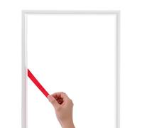 QWORK® Molduras autoadhesivas, 2,3cm X 3 metros molduras decorativas pared, para decoración de bricolaje en armarios, puertas, espejos