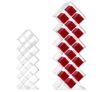 QWORK® Organizador pintalabios, caja organizadora de lápiz labial 16 lugares, soporte para lápiz labial