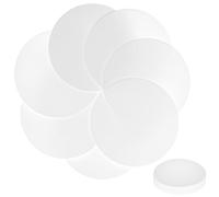 QWORK® Papel de filtro de laboratorio, 110 mm de diámetro, velocidad media, paquete de 100 círculos,papel de filtro cualitativo