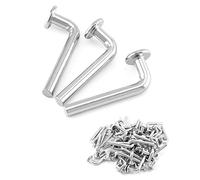 QWORK Pasador de caída de estante de paletas, 100 pernos universales resistentes de la seguridad del perno J de las PC M8x57m m