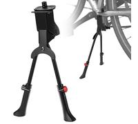 QWORK® Pata de Cabra Ajustable en Altura para Bicicleta, Doble, de 24 a 29 Pulgadas, de Aluminio