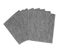 QWORK® Patas de Fieltro Autoadhesivas para Recortar - 8 Piezas 16x20cm, 4mm de Grosor, Ideales para sillas y Suelos sensibles (Gris)