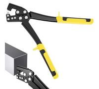 QWORK® Pinzas de Espárragos, 300mm pinza para perforaciones, para perfiles metálicos, paneles de yeso