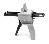 QWORK® pistola dispensadora, pistola de pegamento epoxi AB 50 ml, pistola dispensadora de mezcla, mezclado relación 1: 1/1: 2, dispensadora de Extensión de Mango