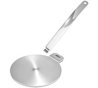 QWORK® placa de anillo difusor de calor de placa de inducción, acero inoxidable, 13CM, para placa de inducción, estufa de Gas