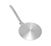 QWORK® placa de anillo difusor de calor de placa de inducción, acero inoxidable, 20CM, para placa de inducción, estufa de Gas