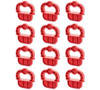 QWORK Plantilla para tabla de cubierta, 12 piezas de 1/4 de pulgada de separación para tablero espaciador de cubierta tratada a presión, compuesto, PVC, tablón