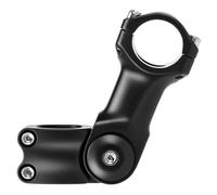 QWORK® Potencia manillar para bicicletas, 31.8mm x 110mm manillar bicicleta aluminio, con ángulo ajustable ± 60°