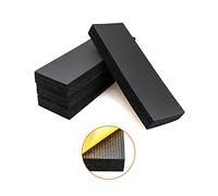 QWORK® Protector Pared Garaje 3cm Extra Gruesa Protector Pared Coche Autoadhesiva 30 x 10 x 3 cm - 4 Pzs