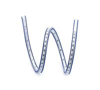 QWORK Regla Metalica 60cm, Reglas de Costura Patronaje, Regla Curvada Flexible para Carpinteria, Estudio, Ropa